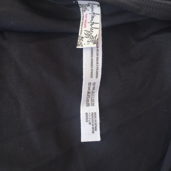 NWOT Free People Super Soft Deep V Bodysuit - Picture 7 of 7